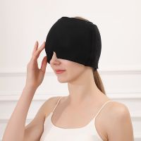 ☃☬ Hot Cold Therapy Headache Migraine Relief Cap Wearable Therapy Wrap Stress Pressure Pain ReliefIce Hat Eye Mask Head Massager