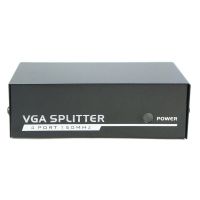 S2T 4พอร์ต Monitor Switch VGA SVGA Video Splitter Box Adapter USB Powered NEW