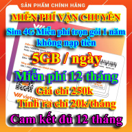 Sim 4G Vietnamobile Trọn Gói 1 Năm Miễn Phí 150GB Tháng thumbnail