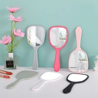 Korean Version of The Cartoon Makeup Mini Portable Handheld Mirror Single Handle Mirror Girl Cute Small Mirror Makeup Tools Mirrors