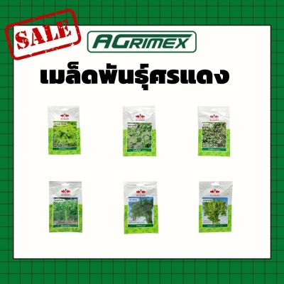 เมล็ดพันธุ์ศรเเดง พืชผักสวนครัว 11 บาท