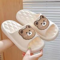 2023 Slippers Beach Slides Cartoon Flip Flops Mens Thick Sole Indoor Anti-Slip Shoes Couple Sandals