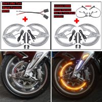 Black Or Chrome For Honda Goldwing GL 1800 F6B 2018-UP 2020 2021 GL1800 Motorcycle LED Fork Mounted NAV Lights and Rotor Covers