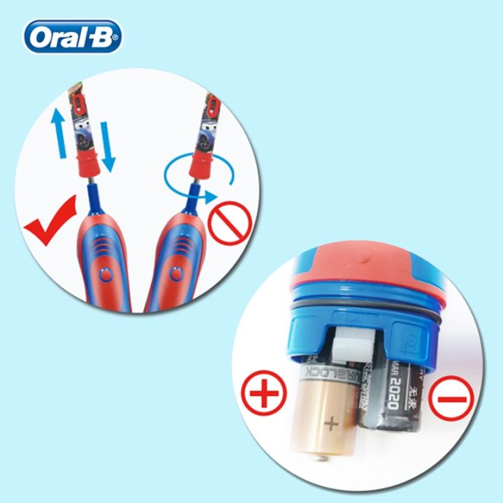 oral-b-kids-electric-toothbrush-battery-powered-rotation-tooth-brush-oral-dental-clean-with-2-minutes-timer-for-children-age-3