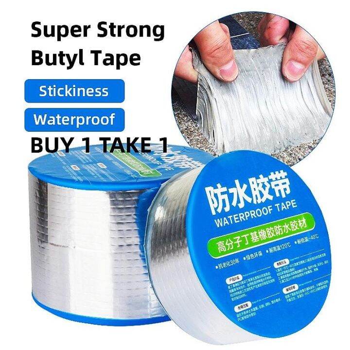5m Aluminum Tape Temperature Resistance Waterproof Tape Aluminum Foil