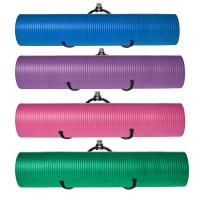 4 Wall Mount Yoga Mat Foam Roller &amp; Towel Rack Holder for Fitness Class Home Gym