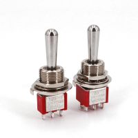 SH T80-T Z1 Series Large Long Handle 12mm Panel Mount Mini Toggle Switch 5A 125VAC Electrical Circuitry  Parts