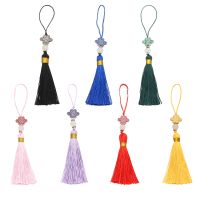 2021 14cm Chinese Knot Tassel Tassel Phone Case Car Interior Pendant Chinese Style Element Accessories New Year Decoration