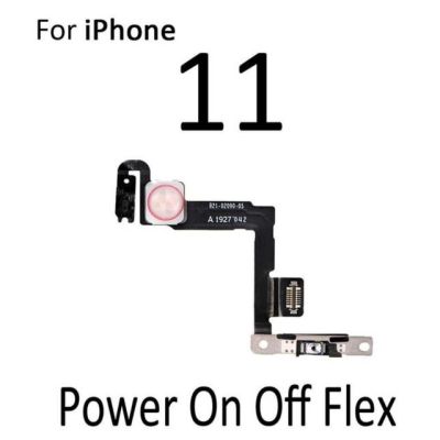 ปุ่มเปิดปิดริบบิ้นกุญแจสวิตช์เพิ่มวอลุ่มสายเคเบิ้ลยืดหยุ่นสำหรับ Iphone 13 12 Mini 12 12 12 11 Pro Max ส่วนการซ่อม