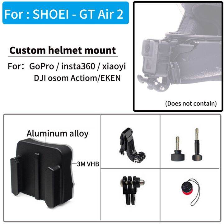 SHOEI GT Air 2 Customized CNC Aluminium Helmet Chin Mount For Gopro
