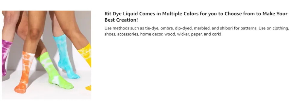  Rit Dye Liquid – Wide Selection of Colors – 8 Oz