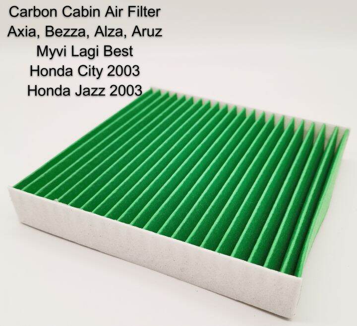 Carbon Cabin Air Filter(real carbon) for Alza, Myvi lagi best, bezza