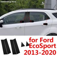 สำหรับ Ford Ecosport 2020 2019 2018หน้าต่างประตูรถการตกแต่งคอลัมน์กลางกลาง B C Strip PC สติ๊กเกอร์ฝาครอบ2017 2013-2016