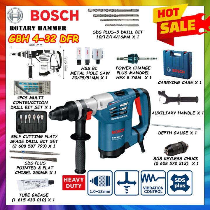 Bosch GBH 4-32 DFR GBH4-32DFR Rotary Hammer 4kg Rotary Hammer | Lazada