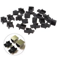 【CW】 20pcs RJ45 protective soft rubber cover network connector end router connection dust plug