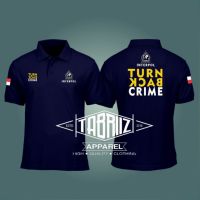 2023 New Fashion  POLO shirt  TURN BACK CRIME  4585  [INTERPOL], contact the seller, personalize the name and logo ，Size: XS-6XL