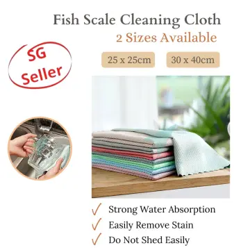 10pcs (25*25cm) Dish Washing Cloth, Strong Water Adsorption And