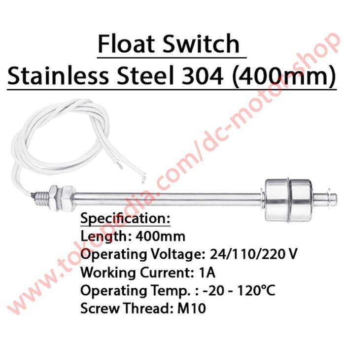 Float Switch Stainless Steel 400mm Water Level Sensor Arduino | Lazada ...