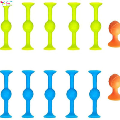 LT【ready stock】12 Pcs/set Suction  Cup  Desktop  Dart  Toy Soft Plastic Building Blocks Stress Relive Toysของเล่นเด็กผญ1【cod】