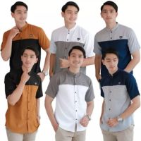 Koko เสื้อเชิ้ตแขนสั้น ผ้าลําลอง ลาย KURTA TOYOBO SIZE M-L-XL สําหรับผู้ชายมุสลิม