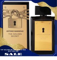 Antonio Banderas The Golden Secret Eau De Toilette For Him 100  ML สินค้าพร้อมส่ง รับประกันสินค้าของแท้ 100% สินค้าพร้อมส่ง รับประกันสินค้าของแท้ 100%