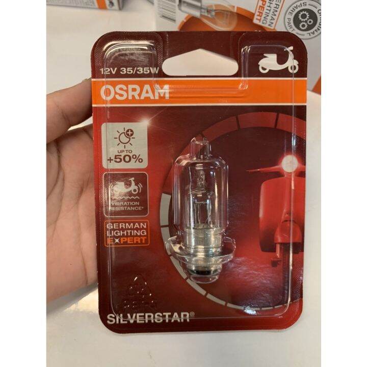 พร้อมส่ง-โปรโมชั่น-เก็บเงินปลายทาง-ถูกที่สุด-osram-หลอดไฟหน้า-t19-silverstar-หลอดไฟ-ของแท้-100-มอเตอร์ไซค์-ส่งทั่วประเทศ-หลอด-ไฟ-หลอดไฟตกแต่ง-หลอดไฟบ้าน-หลอดไฟพลังแดด