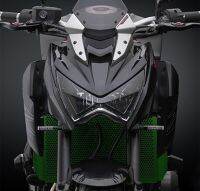 Wakasaki Z1000 Ninja1000 Versy 1000 Z1000SX Z800ป้องกันหม้อน้ำ Z750กระจังหน้า,ที่คลุมตาข่ายกันความร้อนเครื่องยนต์