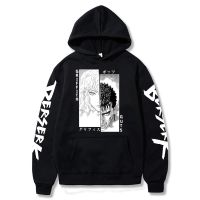 {Match maker}}อะนิเมะญี่ปุ่น Berserk Guts Griffith พิมพ์ Hoodies แขนยาวขนแกะ Hip Hop เสื้อ Man เสื้อผ้า Sudaderas Casual Pullover