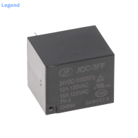 ?【Lowest price】Legend 1PC Relay HF-JQC-3FF-5V 12V 24V 4ฟุต10A กลุ่มของ Normal Open DC Relay