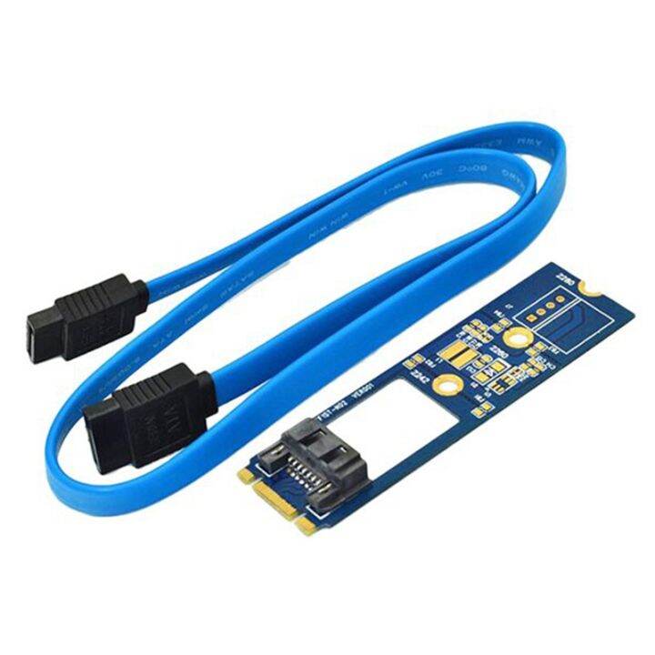 M2 SATA Adapter Convert Card BM KEY M.2 NGFF SATA SSD to 7Pin Adapter Board Card Support 2242
