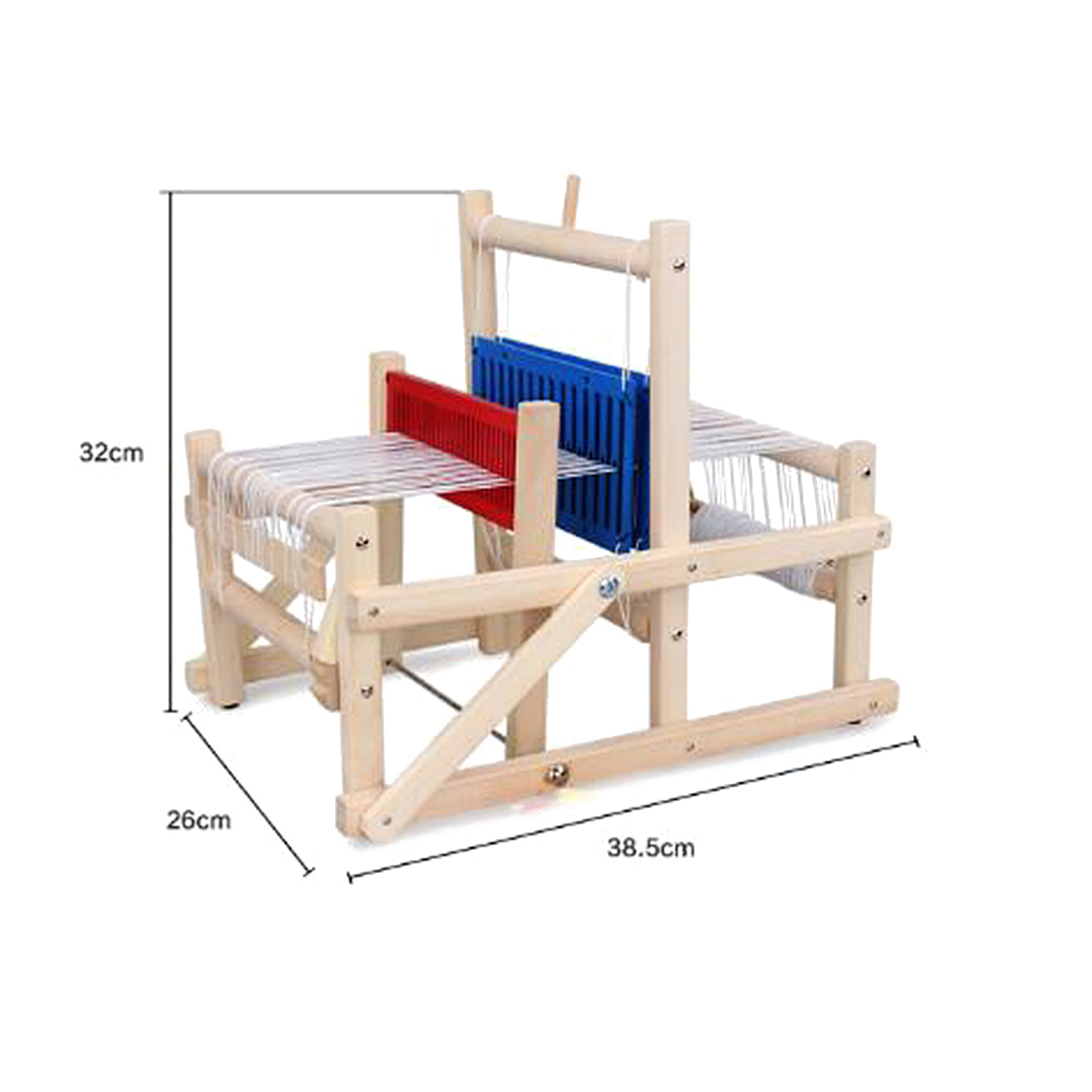 Fityle DIY Hand Knitting Wooden Loom Children Weaving Machine Tool Kids Traditional Educational Toy 