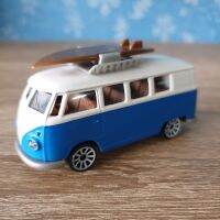 โมเดลรถเหล็ก Majorette VW T1 _ 243A _ Surfboard _ VINTAGE #เซิร์ฟบอร์ด เปิดท้ายรถได้ (สินค้ามือ1 ไม่มีแพ็คเกจ)