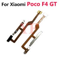 Untuk Xiaomi Poco F4 GT ปุ่มเปิดปิดพลังงานปริมาณสายเคเบิลงอได้สายเคเบิลงอได้สายเคเบิ้ลหลักด้านข้าง