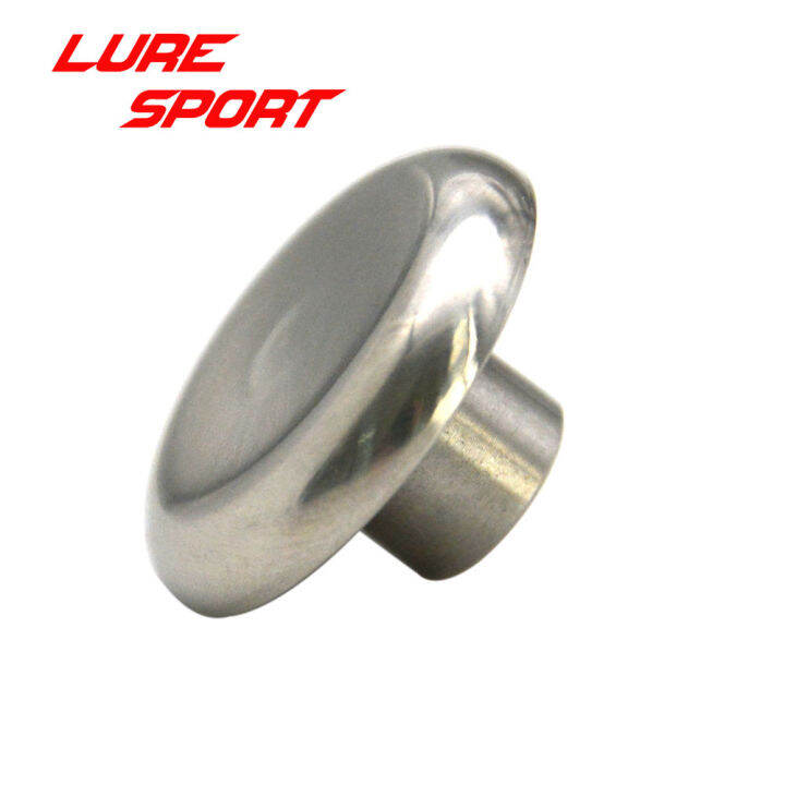 luresport-3ชิ้นสแตนเลสก้นฝาท้ายคันเบ็ดส่วนประกอบอาคารตกปลาขั้วโลกซ่อมอุปกรณ์-diy