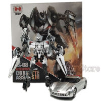 Transformation Sideswipe BMB LS08 LS-08 Black Mamba G1 Model Movie Film Alloy Voyager Action Figure Robot Toys Kids Gifts