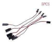 5Pcs RC รถเฮลิคอปเตอร์150มม. Servo Extension สายไฟสายไฟ JR ชาย RC รถรีโมทคอนโทรล &amp; Accs