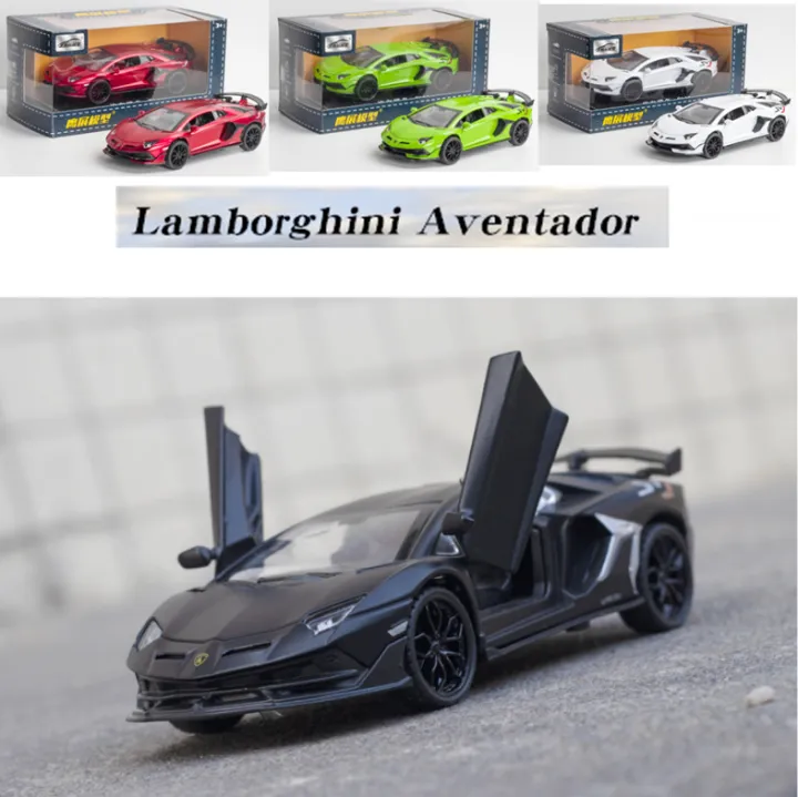 1:32 Lamborghini Aventador SVJ Alloy Car Model Sound and Light Pull Back  Collection Diecast Vehicles Car Toys for Kids | Lazada PH