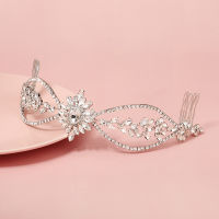 Handmade Crystal Headband for Women Hair Combs Rhinestone Wedding Accessories Party Bridal Hair Jewelry Bride Headpiece Gift
