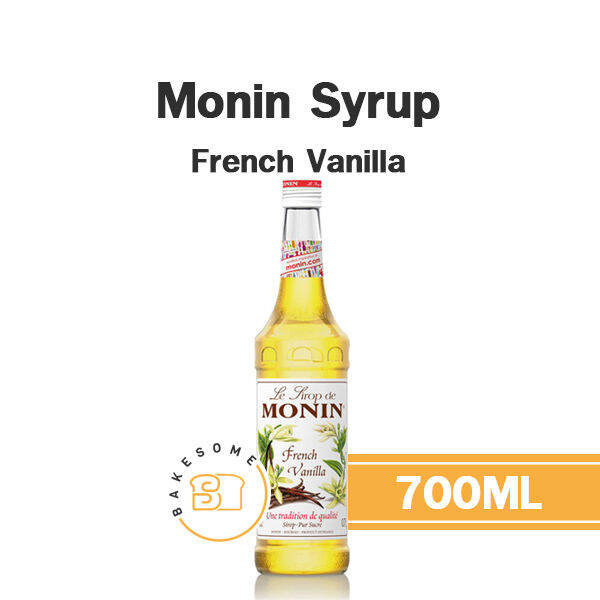 Monin Syrup French Vanilla โมนิน ไซรัปเฟรนช์ วานิลลา วนิลา วานิลา โมแนง