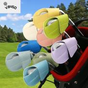 VB45D Không thấm nước Bọc đầu gậy Golf bằng sắt Đầy màu sắc Da PU Mũ da