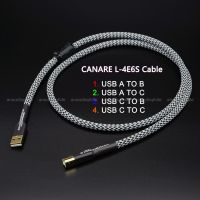 CANARE สาย Hifi USB USB Type A To B/usb A To C/usb C To B/c To C สายข้อมูลเสียงสำหรับ PC DAC Mobile