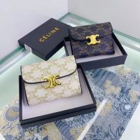 New celiˉneShort Wallet, European and American Fashion,  Discount Wallet with Card Bag, with Box