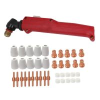 41Pcs PT31  Cutter Torch Head Body Cutting Cups  Tips Consumables Accessory Electrodes Rings for 12