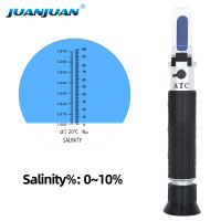 0-10% Salinity Refractometer ATC Salt Salinity Meter Tester ไฮโดรมิเตอร์