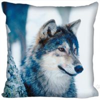 （ALL IN STOCK XZX）Hot Wolf Pillow Custom Cool Kpop Pillow Case Standard Size 20X20cm 35X35cm 40X40cm Delivery   (Double sided printing with free customization of patterns)