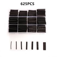 [HOT QAA,JXHKLWW 121] 625PCS Heat Shrink Tubing Heat Shrink Cable Tubes Wire Wrap Ratio 2:1 Electrical Cable Sleeve Terminal Wires Connector With Case