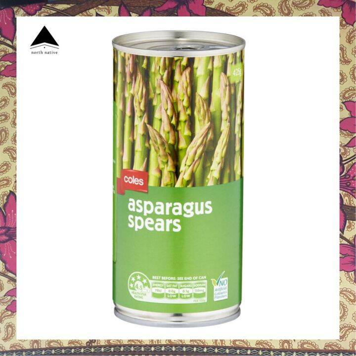 Coles Asparagus Spears, 425g, Canned, Product of Peru Lazada PH