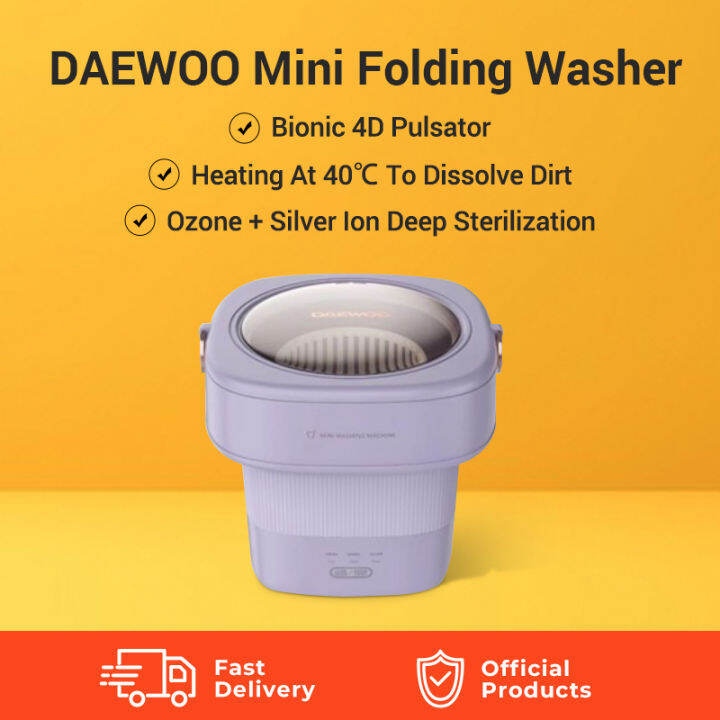 daewoo foldable washing machine