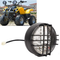 3 สาย 12V LED ไฟหน้า Offroad พร้อมหลอดไฟ Grills สำหรับ 50cc 70cc 90cc 110cc 125cc 150cc 200cc Quad go Kart ATV