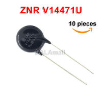 ZNRV14471U V14471U วาริสเตอร์ ZNR 10ชิ้น14D471K 470V 14มม. แบบดั้งเดิมใหม่